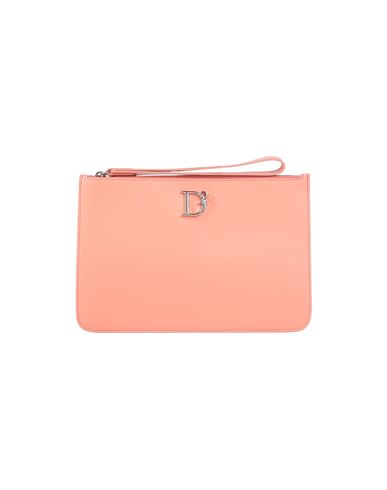 Dsquared2 Woman Pouch Pink Size - Soft Leather