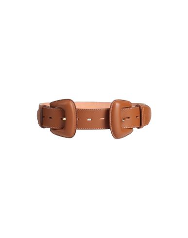 Olla Parèg Olla Parég Woman Belt Tan Size 32 Soft Leather In Brown