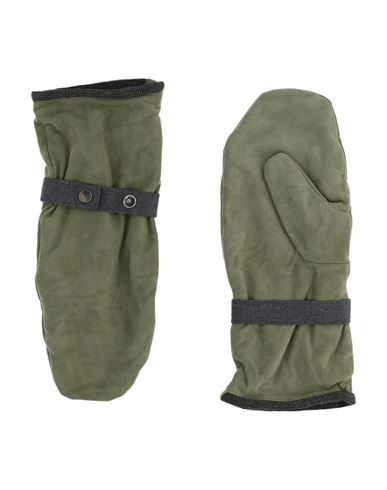 Brunello Cucinelli Woman Gloves Sage Green Size M Soft Leather, Ecobrass