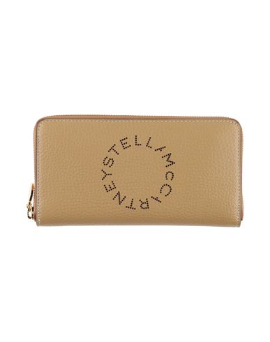 Stella Mccartney Woman Wallet Khaki Size - Textile Fibers In Beige