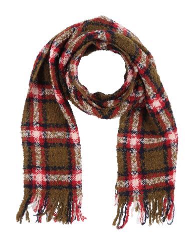 Lovat & Green Woman Scarf Military Green Size - Wool, Nylon
