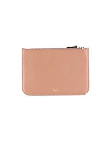 Pineider Woman Pouch Pastel Pink Size - Soft Leather
