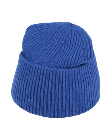 Laneus Man Hat Azure Size Onesize Cashmere In Blue