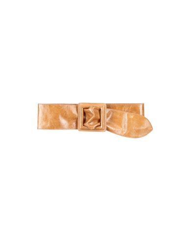 Suoli Woman Belt Sand Size M Soft Leather In Beige