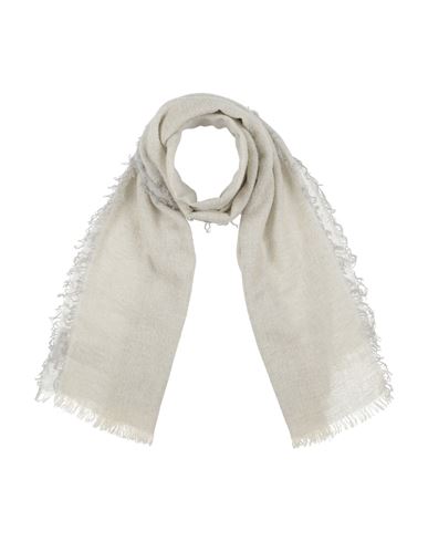 Caractere Caractère Woman Scarf Light Grey Size - Virgin Wool, Cotton, Polyamide, Viscose, Polyester