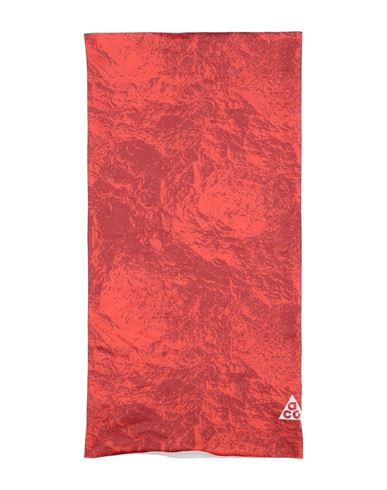 Nike Man Scarf Tomato Red Size - Polyester, Elastane