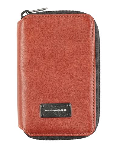 Piquadro Man Wallet Tan Size - Bovine Leather In Brown