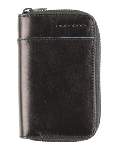Piquadro Man Wallet Black Size - Bovine Leather