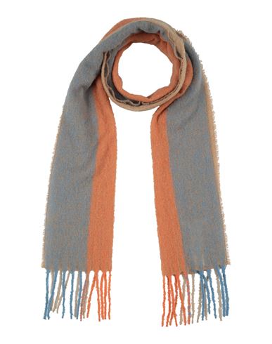 Tela Woman Scarf Camel Size - Wool, Polyamide, Mohair Wool, Alpaca Wool In Beige