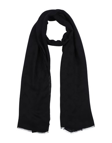 Emporio Armani Woman Scarf Black Size - Viscose, Modal