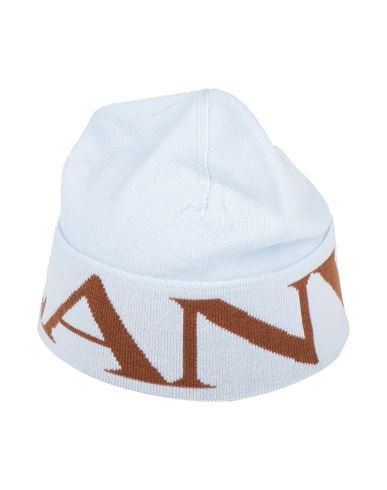 Lanvin Woman Hat Sky Blue Size Onesize Wool In Blue