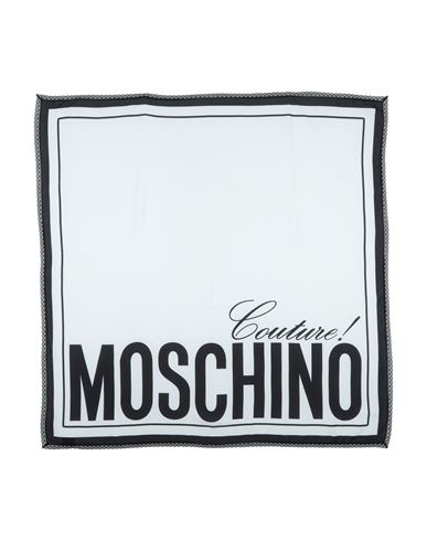 Moschino Woman Scarf Off White Size - Silk