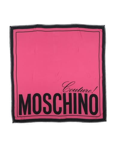 Moschino Woman Scarf Fuchsia Size - Silk In Pink