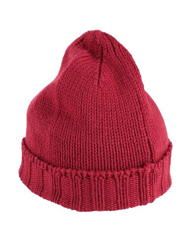 Shop Filippo De Laurentiis Man Hat Garnet Size Onesize Merino Wool In Red