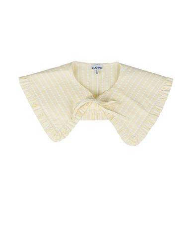 Ganni Woman Scarf Light Green Size - Organic Cotton In Green