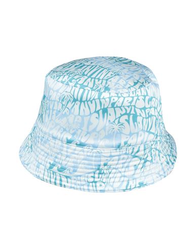 Lanvin Woman Hat Turquoise Size Onesize Polyester In Blue