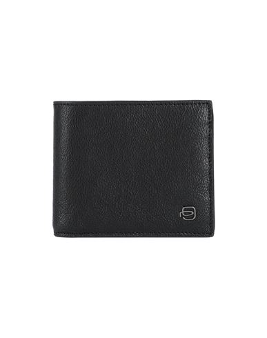 Piquadro Man Wallet Black Size - Soft Leather