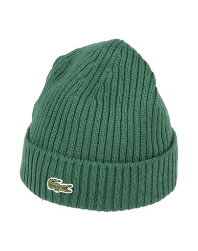 Lacoste Woman Hat Green Size Onesize Wool