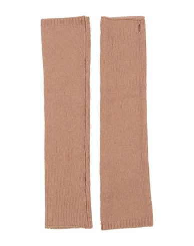 Federica Tosi Woman Gloves Camel Size Onesize Wool, Cashmere