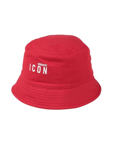 Dsquared2 Man Hat Red Size S Cotton