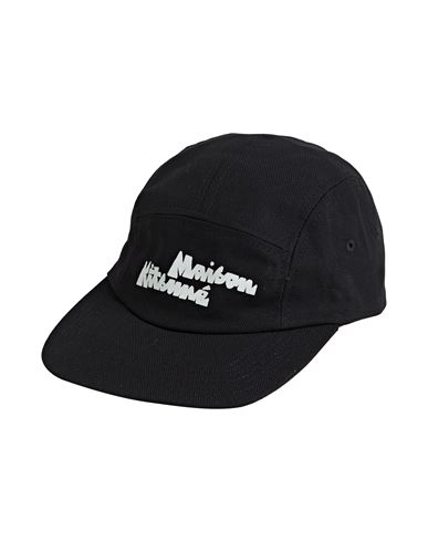 Maison Kitsuné Logo印花棒球帽 In Black
