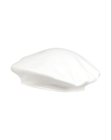 Giulia N Couture Woman Hat Off White Size Onesize Cotton In White
