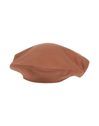 Giulia N Couture Woman Hat Brown Size Onesize Cotton In Brown