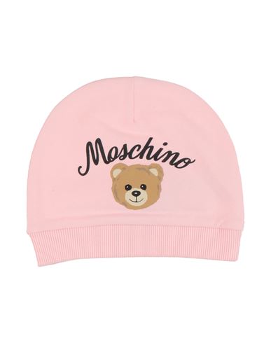 Moschino Baby Newborn Hat Pink Size 3 Cotton, Elastane, Polyester