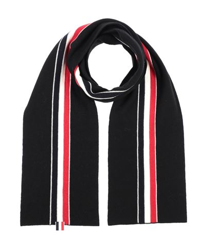 Thom Browne Man Scarf Black Size - Merino Wool