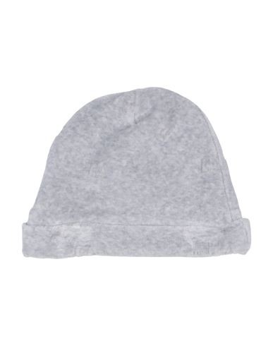 Emporio Armani Babies'  Newborn Boy Hat Light Grey Size 1 Cotton, Polyamide