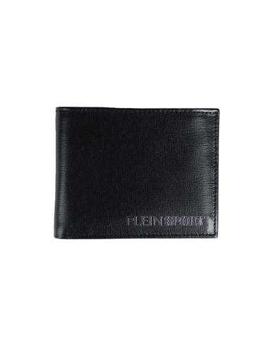 Plein Sport Man Wallet Black Size - Bovine Leather