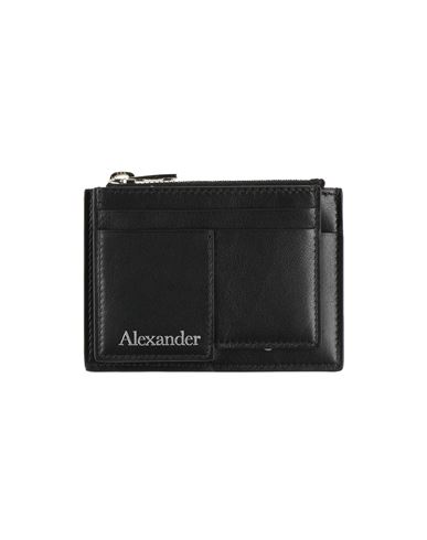 Alexander Mcqueen Man Document Holder Black Size - Soft Leather