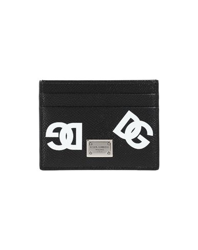 Dolce & Gabbana Man Document Holder Black Size - Calfskin