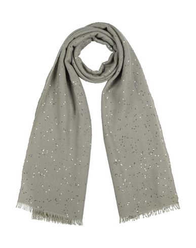Brunello Cucinelli Woman Scarf Sage Green Size - Cashmere, Silk, Polyamide In Sage Green