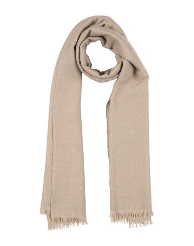 Brunello Cucinelli Woman Scarf Taupe Size - Cashmere, Silk, Polyamide In Neutral