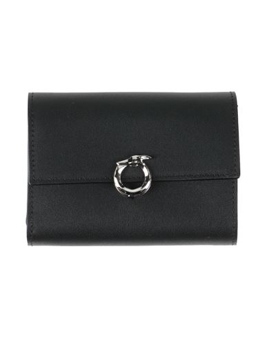 Trussardi Woman Wallet Black Size - Soft Leather