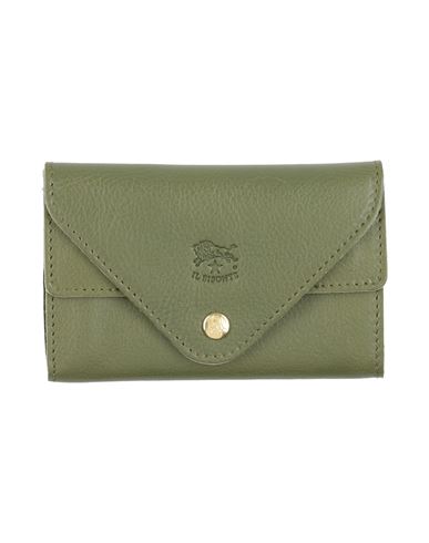 Il Bisonte Woman Coin Purse Military Green Size - Leather