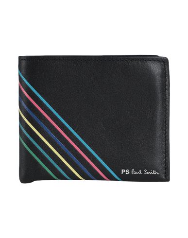 Ps By Paul Smith Ps Paul Smith Man Wallet Black Size - Bovine Leather