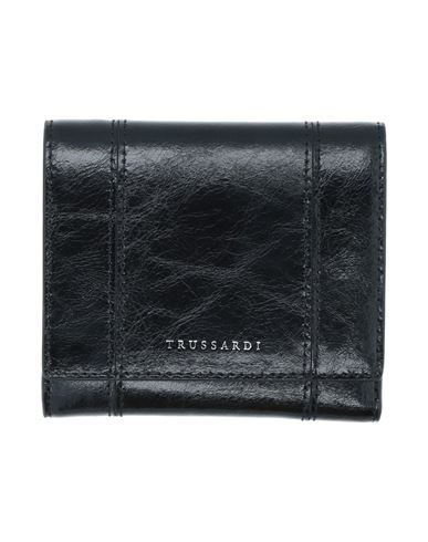 Trussardi Woman Wallet Black Size - Soft Leather