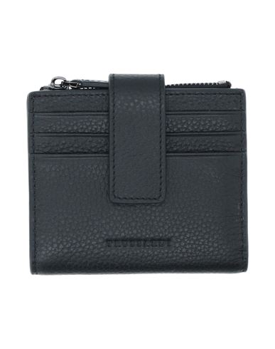Trussardi Man Wallet Black Size - Soft Leather