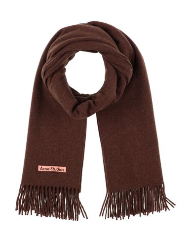 Acne Studios Woman Scarf Brown Size - Wool