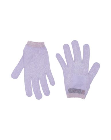 Missoni Woman Gloves Lilac Size M Rayon, Polyester In Purple