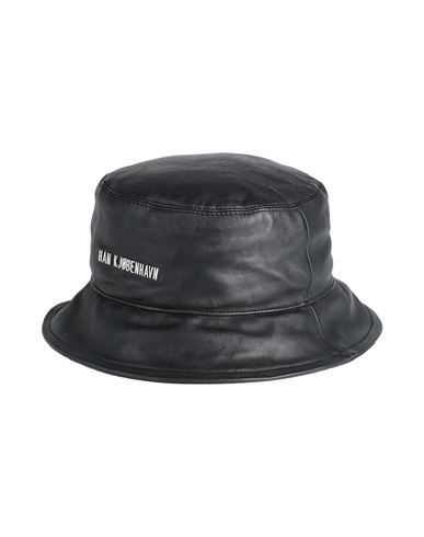 Han Kjobenhavn Han Kjøbenhavn Man Hat Black Size Xs/s Lambskin