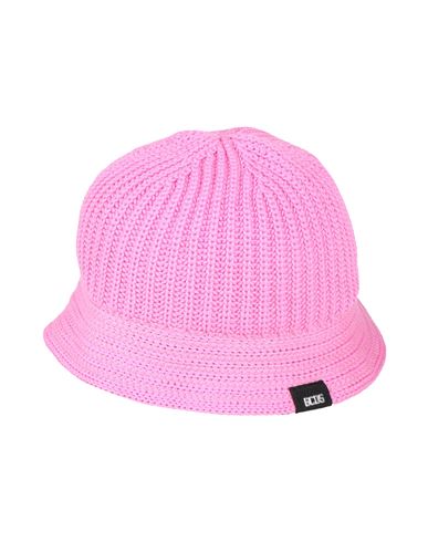 Gcds Woman Hat Fuchsia Size Onesize Cotton, Polyamide In Pink