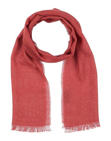 Tom Ford Man Scarf Brick Size - Silk, Polyamide In Red