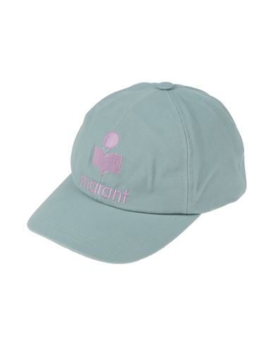 Isabel Marant Woman Hat Pastel Blue Size 7 Cotton, Polyester In Gray