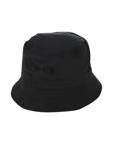 Shop Alexander Mcqueen Man Hat Black Size L Polyamide