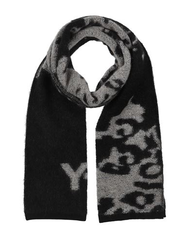 Y-3 Man Scarf Black Size - Wool, Merino Wool, Polyamide, Elastane