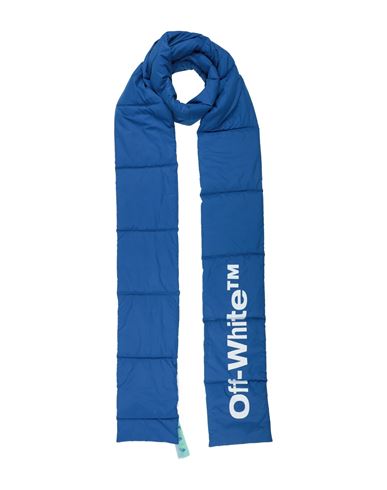 Off-white Woman Scarf Blue Size - Polyester