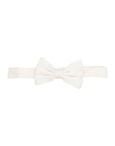 Dolce & Gabbana Babies'  Newborn Boy Ties & Bow Ties Ivory Size - Silk In White